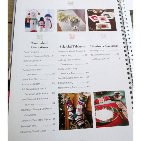 Tis The Season To Crochet Pattern Book - Holiday Decorations Wearable Gifts - Picture 3 of 4